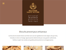 Tablet Screenshot of biscuiteriesaintevictoire.com